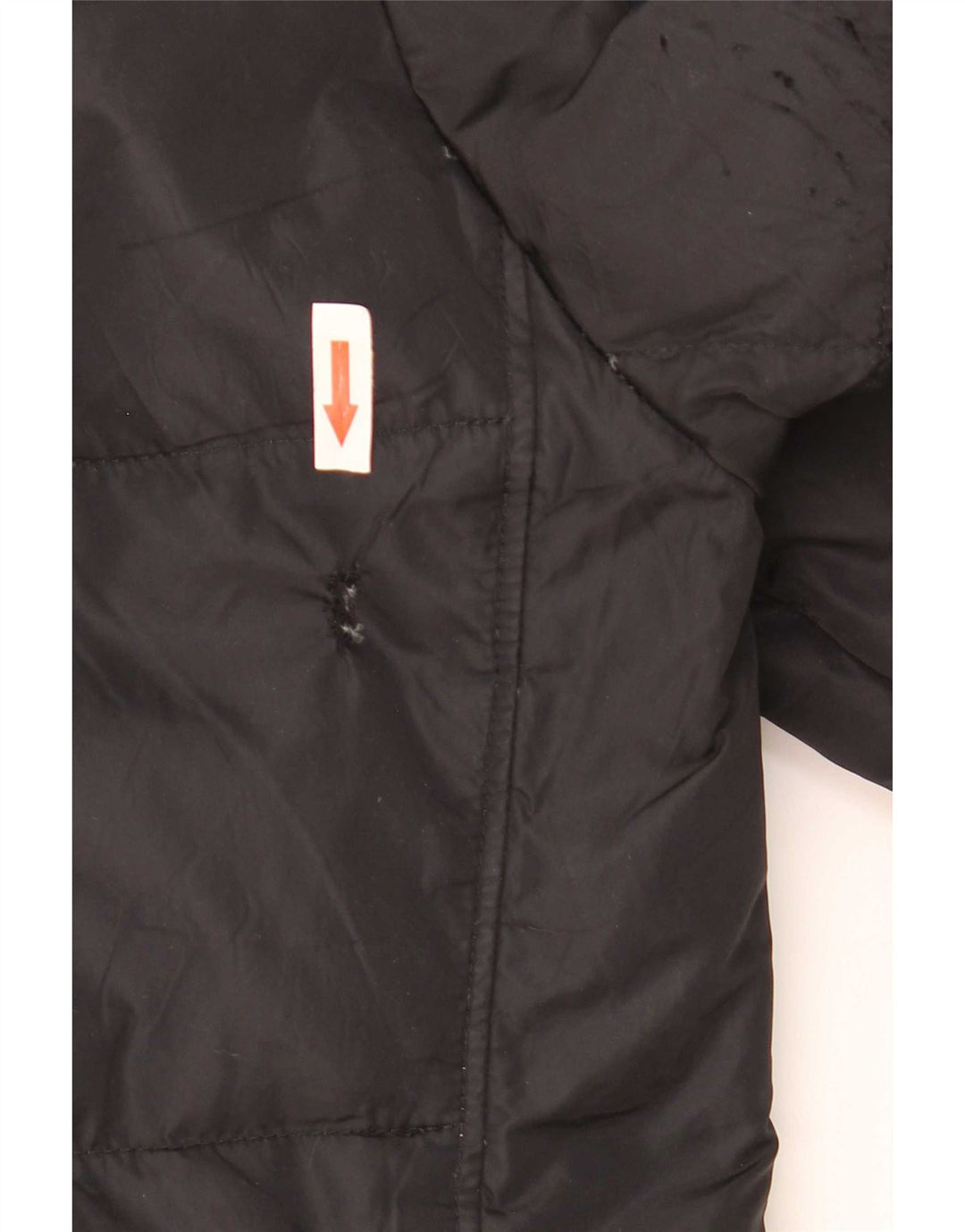 PEUTEREY Mens Hooded Padded Coat UK 40 Large Black Polyester