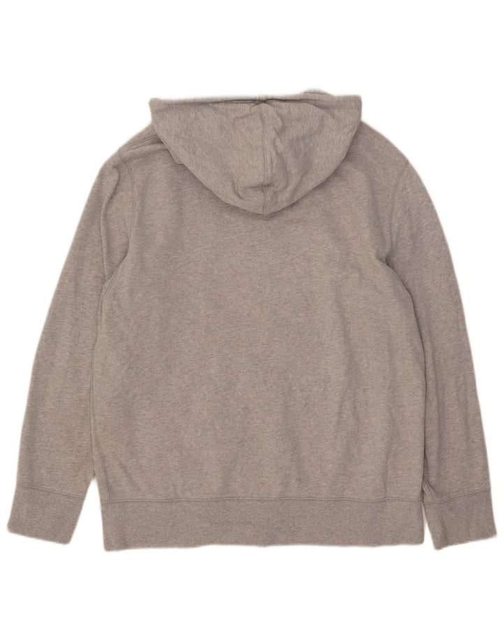 Levi's Mens Zip Hoodie Sweater Large Grey Flecked Cotton