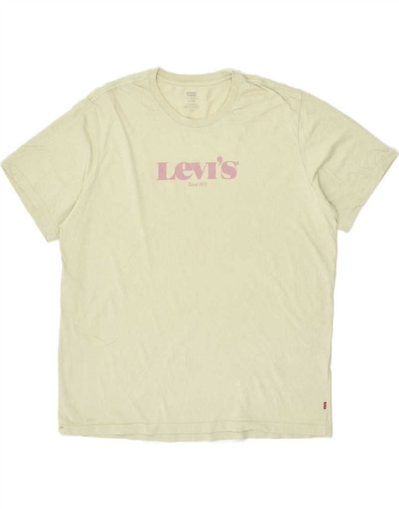 LEVI'S Mens Relaxed Fit Graphic T-Shirt Top Large Green Cotton | Vintage Levi's | Thrift | Second-Hand Levi's | Used Clothing | Messina Hembry 