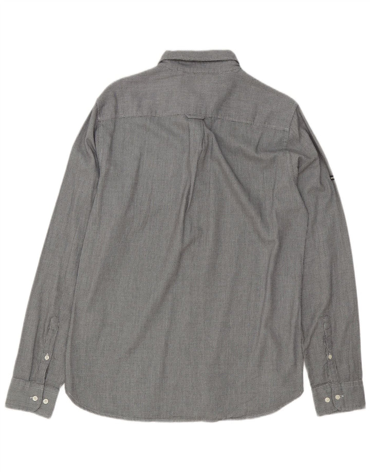 Superdry Mens Shirt Medium Grey Cotton