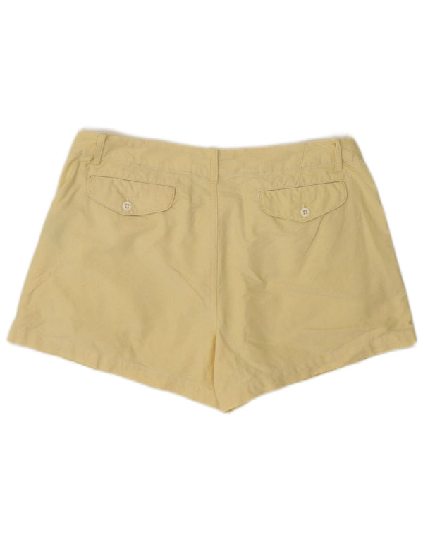 Ralph Lauren Womens Chino Shorts US 10 Large W34  Yellow Cotton