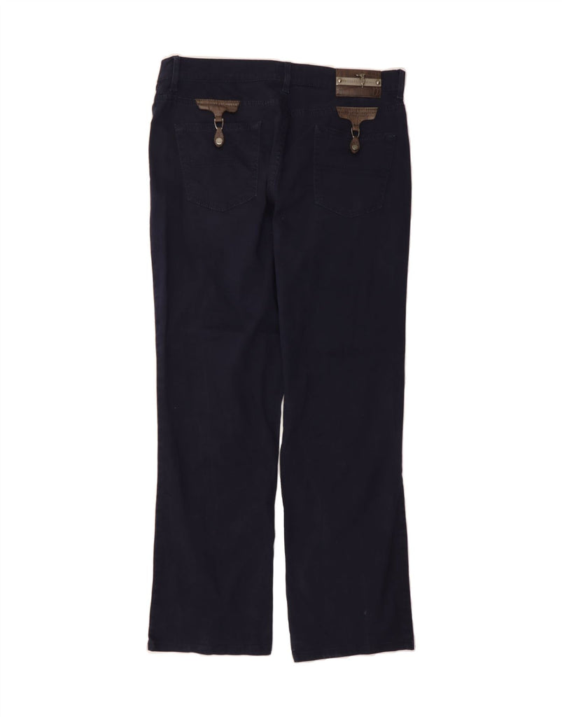 TRUSSARDI Mens Straight Jeans W36 L30 Navy Blue Cotton Vintage Trussardi and Second-Hand Trussardi from Messina Hembry 