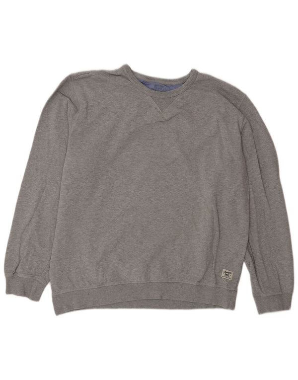 Wrangler Mens Regular Fit Sweatshirt Jumper XL Grey Cotton