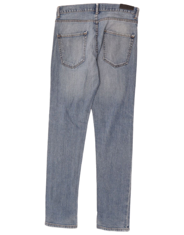 Zara Mens Slim Jeans EU 42 Large W32 L34 Blue