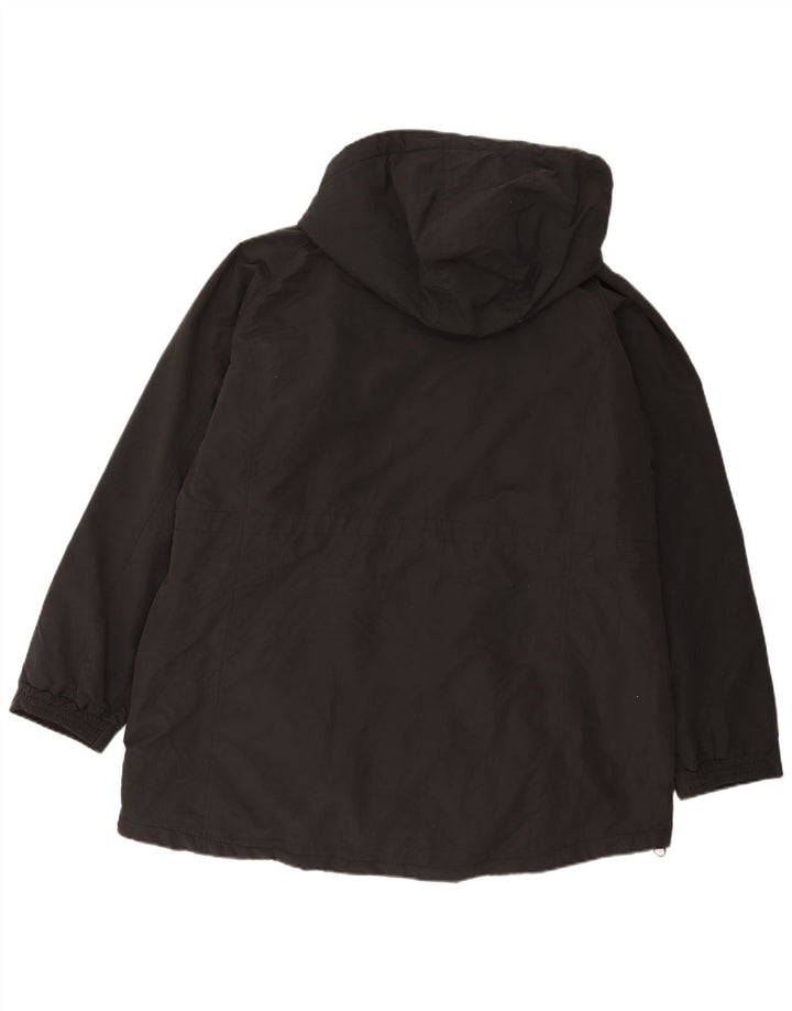 Mountain Warehouse Womens Hooded Windbreaker Jacket UK 22 3XL Black