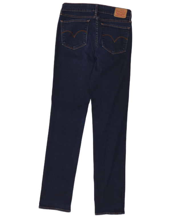 LEVI'S Womens 712 Slim Jeans W29 L31 Navy Blue Cotton