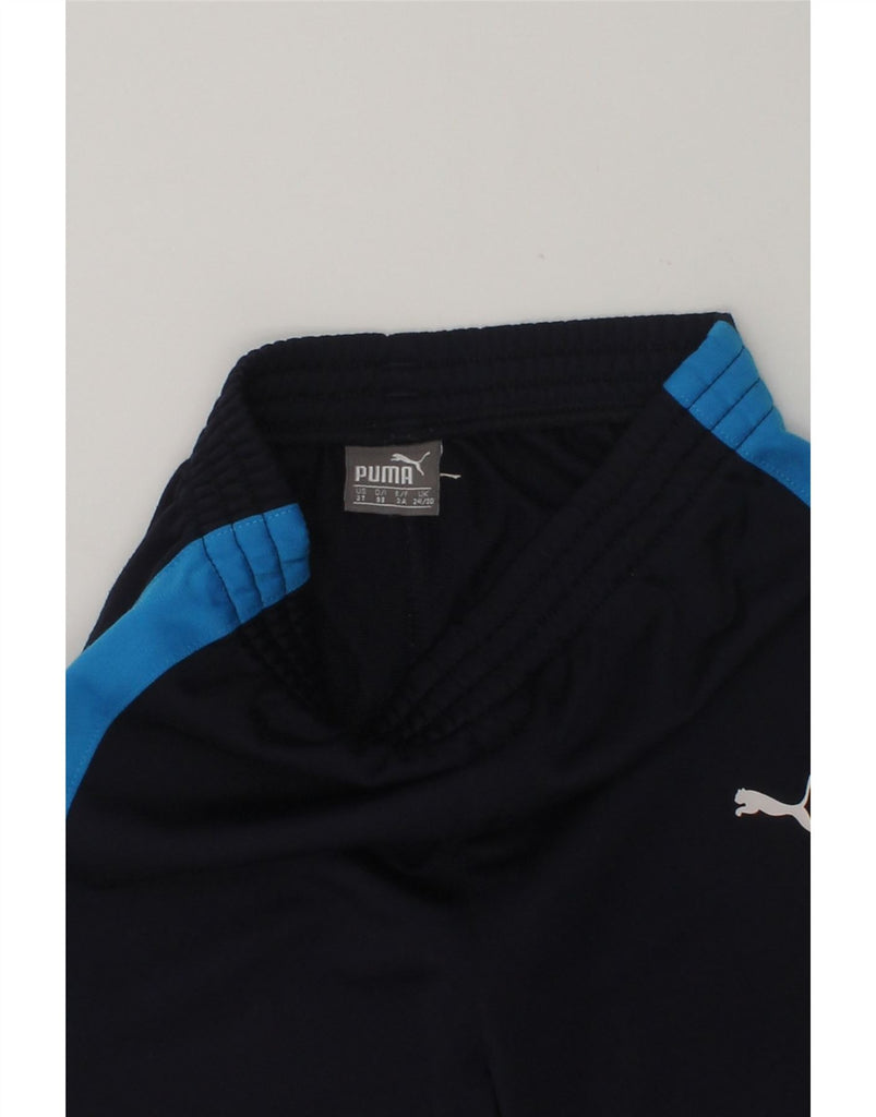 PUMA Boys Tracksuit Trousers Joggers 2-3 Years Navy Blue | Vintage Puma | Thrift | Second-Hand Puma | Used Clothing | Messina Hembry 