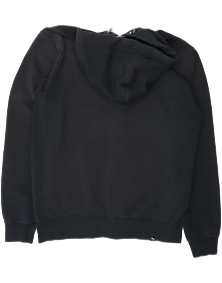 PUMA Mens Zip Hoodie Sweater Medium Black Vintage Puma and Second-Hand Puma from Messina Hembry 