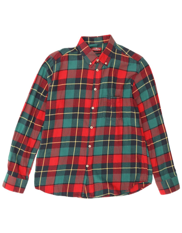 Carrera Mens Shirt Large Multicoloured Check Cotton