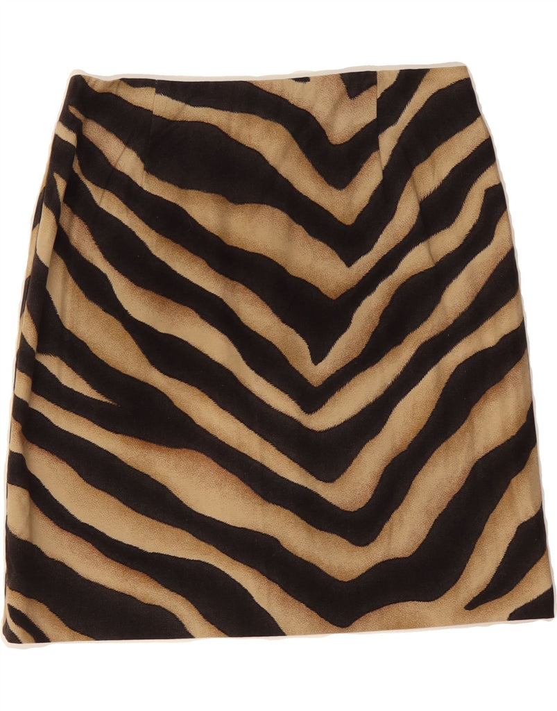 RALPH LAUREN Womens Petite A-Line Skirt US 10 Large W30  Brown Vintage Ralph Lauren and Second-Hand Ralph Lauren from Messina Hembry 