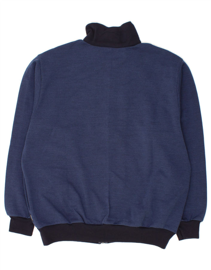 SCHNEIDER Mens Tracksuit Top Jacket IT 54 XL Navy Blue Colourblock Vintage Schneider and Second-Hand Schneider from Messina Hembry 