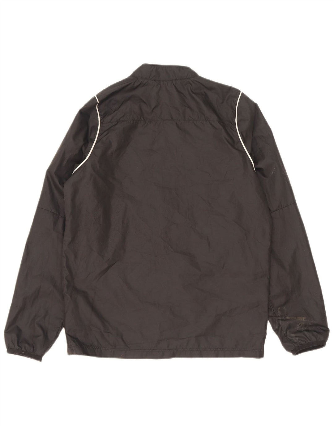 Nike Boys Tracksuit Top Jacket 12-13 Years Large Black Polyester