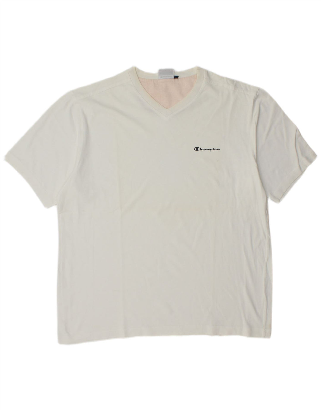 Champion Mens T-Shirt Top XL White