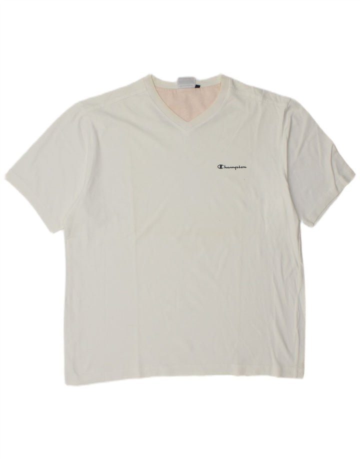 Champion Mens T-Shirt Top XL White