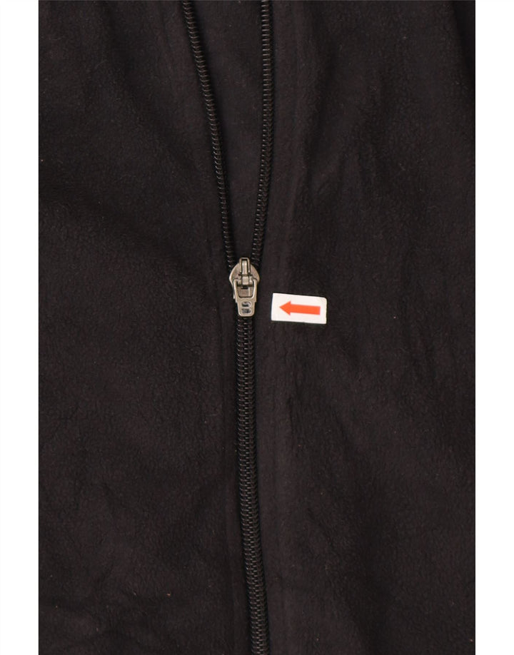 NIKE Womens Fleece Jacket US 4/6 Small Black Polyester Vintage Nike and Second-Hand Nike from Messina Hembry 