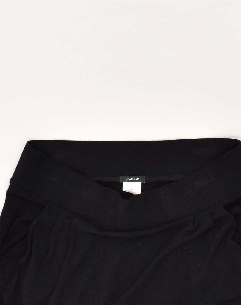 J. CREW Womens A-Line Skirt UK 6 XS W28  Black Rayon | Vintage J. Crew | Thrift | Second-Hand J. Crew | Used Clothing | Messina Hembry 