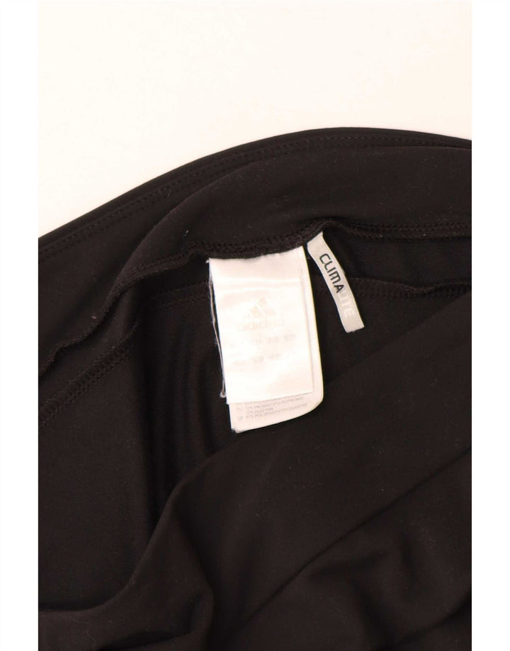 Adidas Womens Climalite Tracksuit Trousers UK 14 Medium Black Polyester