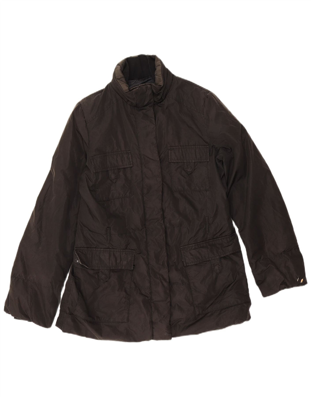 Marella Womens Padded Jacket UK 12 Medium Black Polyamide