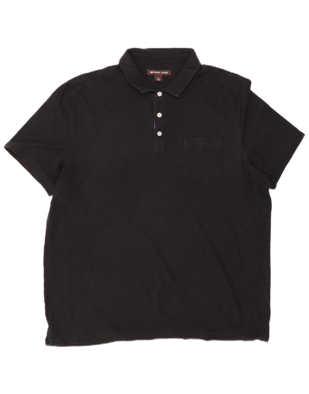 MICHAEL KORS Mens Polo Shirt XL Black