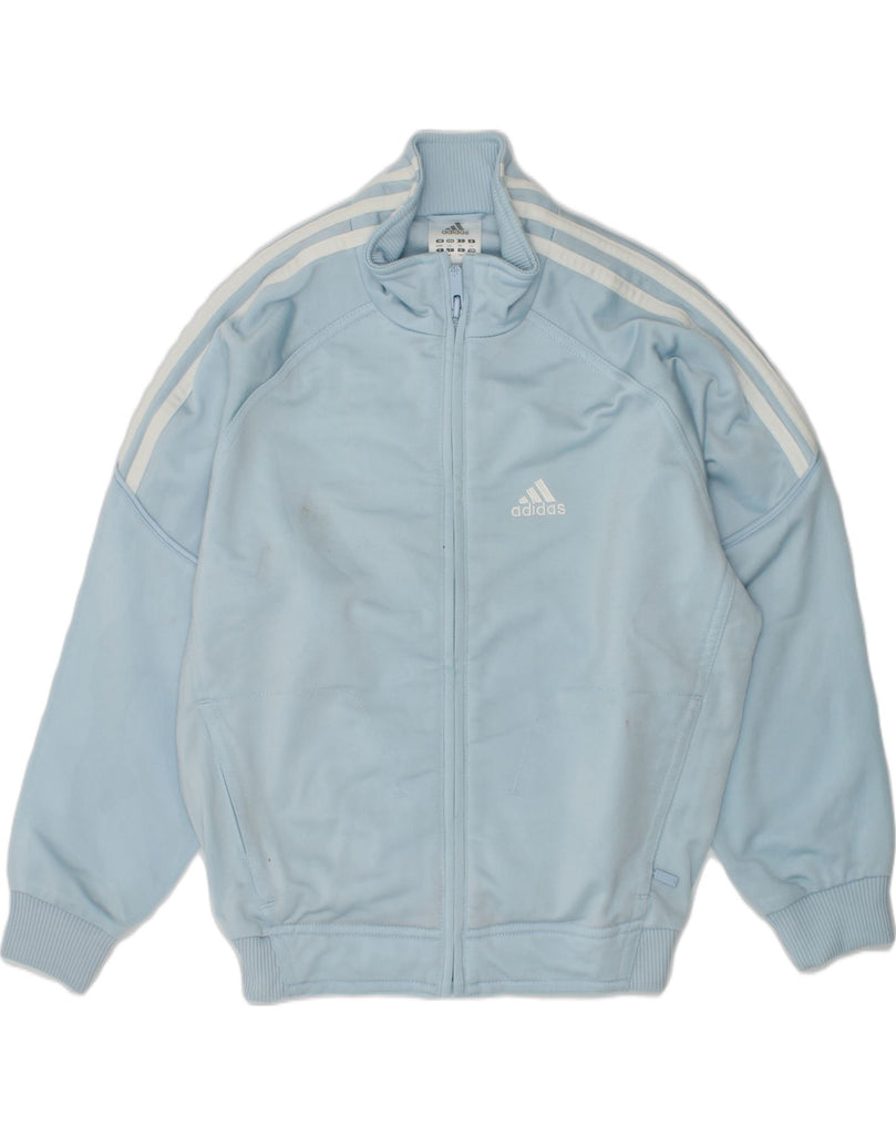 ADIDAS Boys Tracksuit Top Jacket 5-6 Years Small Blue Polyester | Vintage Adidas | Thrift | Second-Hand Adidas | Used Clothing | Messina Hembry 