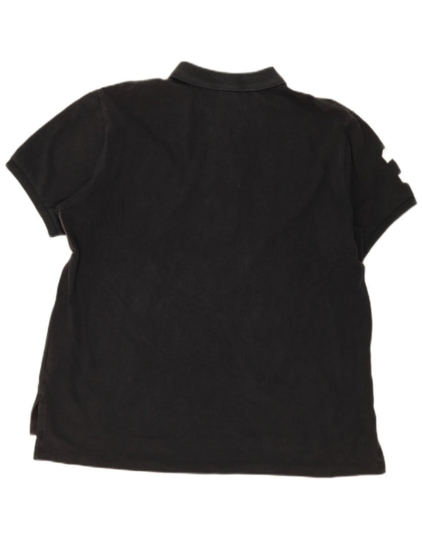 Polo Ralph Lauren Mens Graphic Custom Fit Shirt 2XL Black Cotton