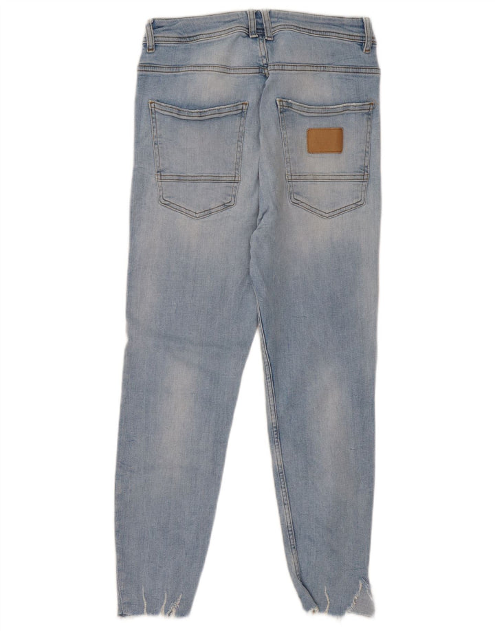 Zara Mens Cropped Jeans EU 42 Large W32 L25 Blue