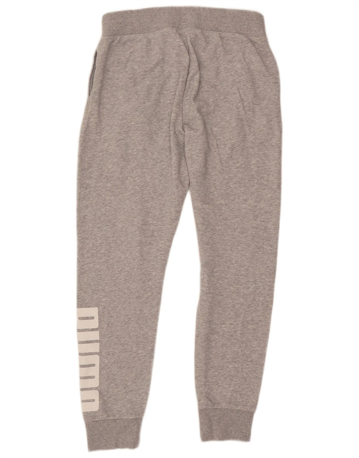 PUMA Mens Graphic Tracksuit Trousers Joggers Medium  Grey