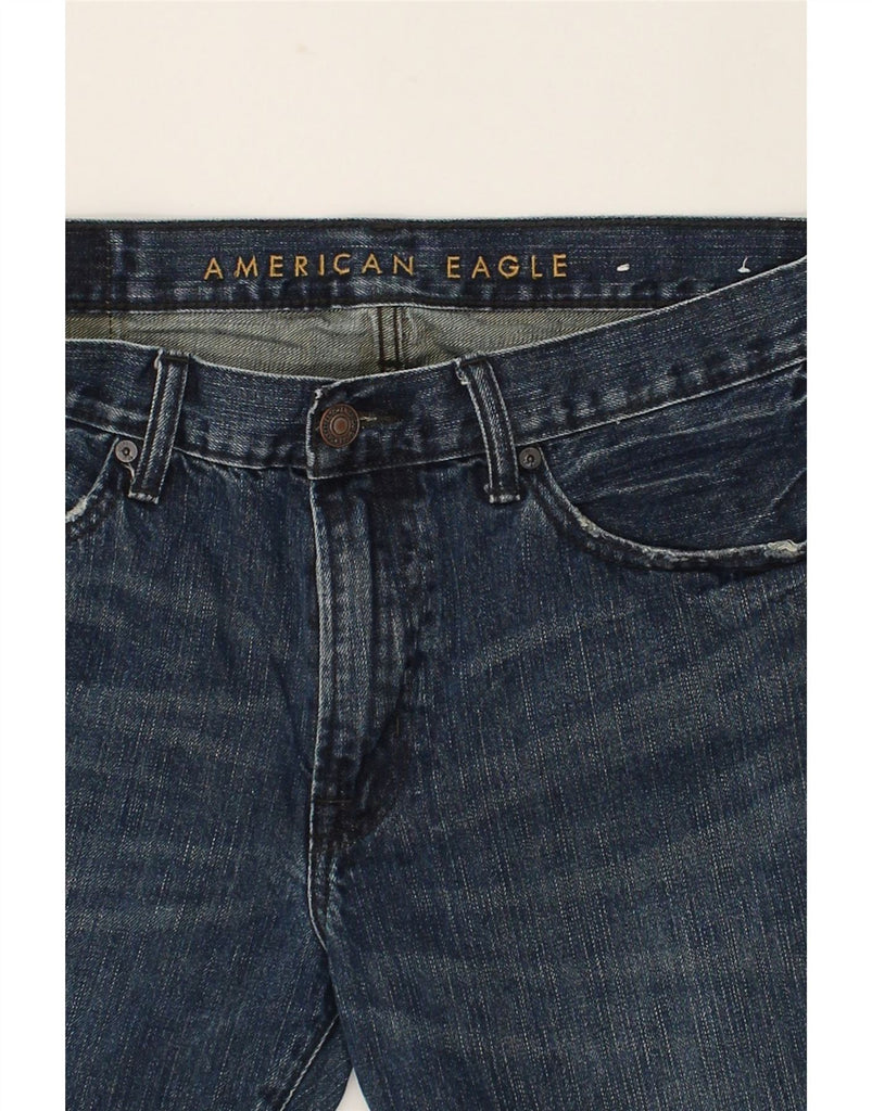 AMERICAN EAGLE Mens Straight Jeans W33 L30 Blue Cotton | Vintage American Eagle | Thrift | Second-Hand American Eagle | Used Clothing | Messina Hembry 