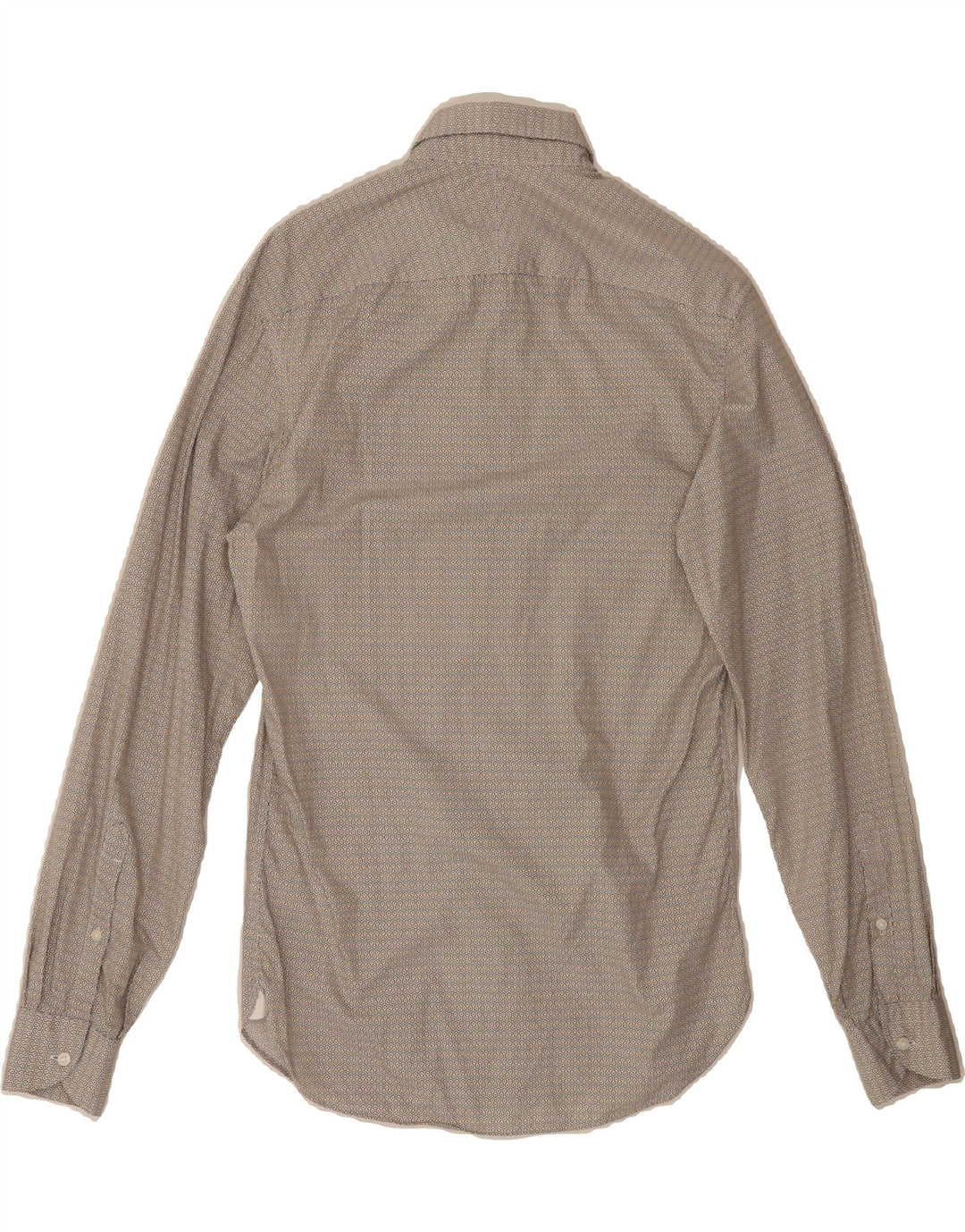 CAMICISSIMA Mens Abstract Pattern Shirt Size 15 38 Medium Grey Cotton Vintage Camicissima and Second-Hand Camicissima from Messina Hembry 