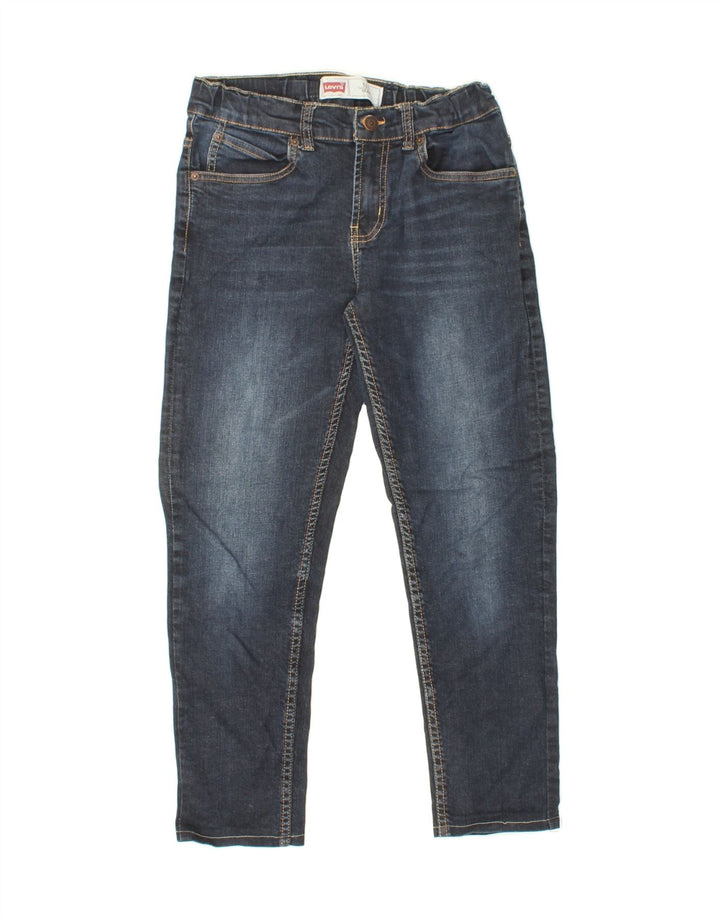LEVI'S Boys 511 Slim Jeans 15-16 Years W30 L24 Navy Blue Vintage Levi's and Second-Hand Levi's from Messina Hembry 
