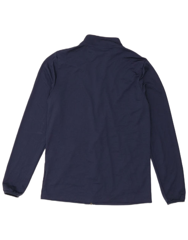 Nike Mens Dri Fit Tracksuit Top Jacket Large Navy Blue Polyester