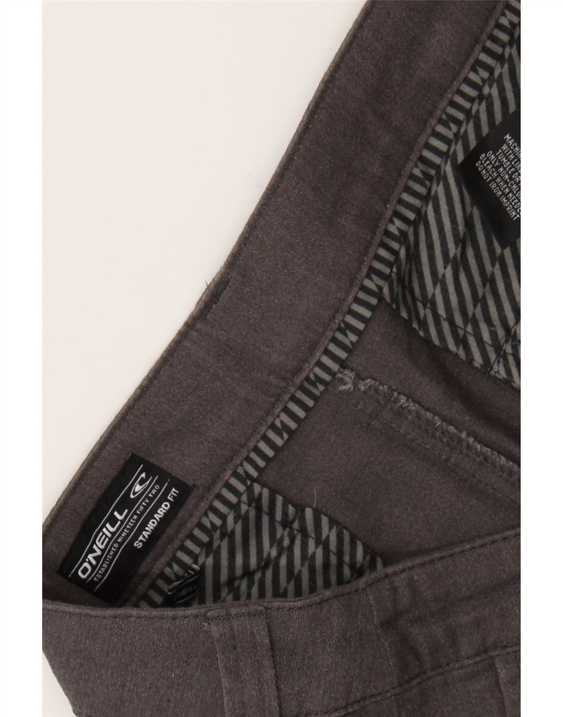 O'NEILL Mens Standard Fit Chino Shorts W34 Large Grey Cotton Vintage O'Neill and Second-Hand O'Neill from Messina Hembry 