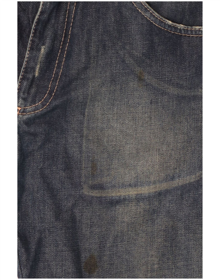 Daniele Alessandrini Womens Straight Jeans W31 L33 Blue Cotton