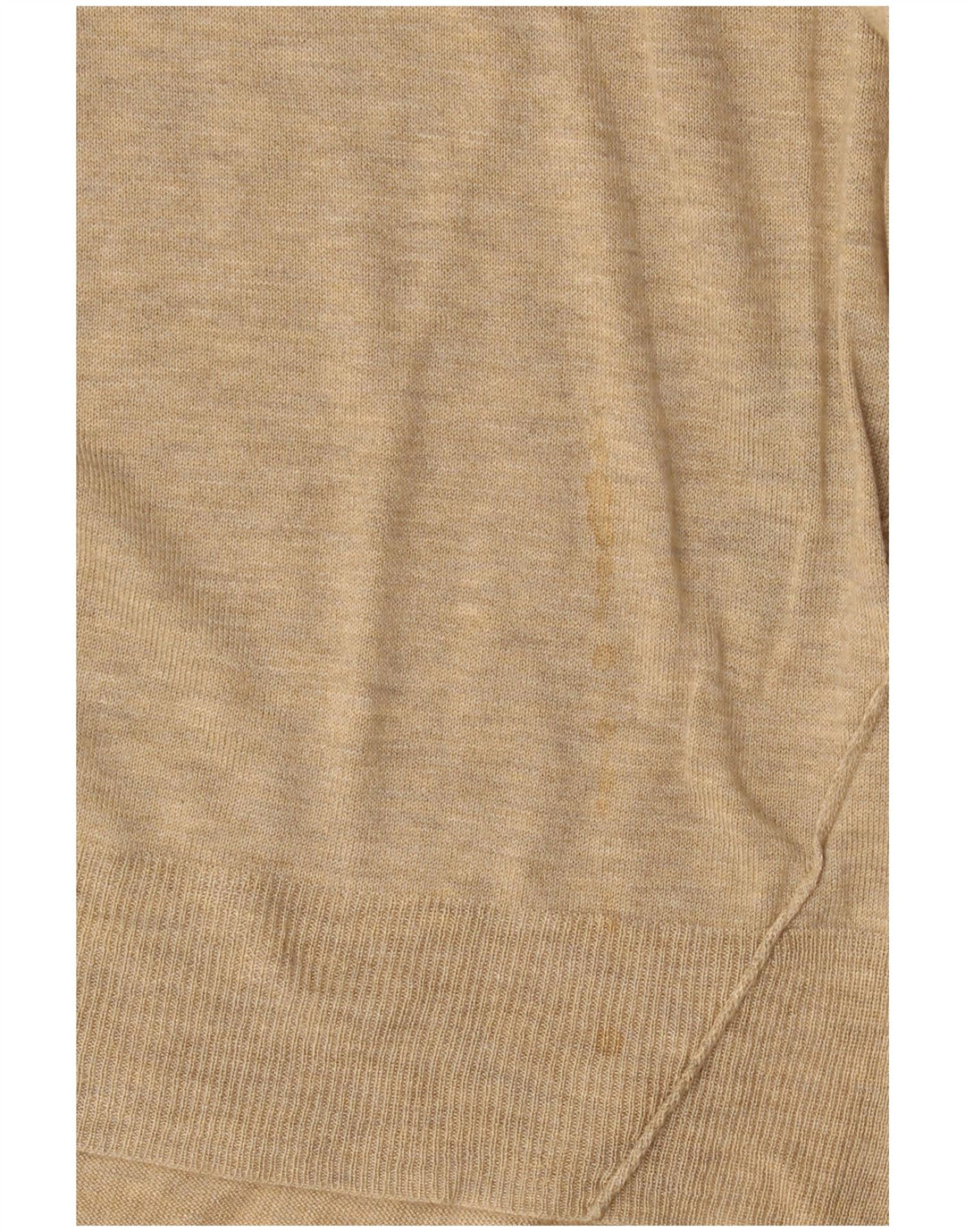 Zara Womens Boat Neck Jumper Sweater UK 14 Medium Beige Viscose