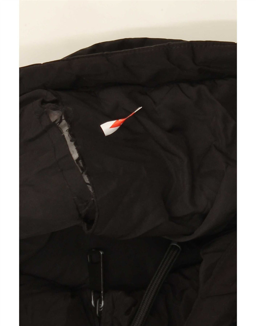 Zara Womens Hooded Oversized Padded Jacket UK 14 Medium Black Polyester