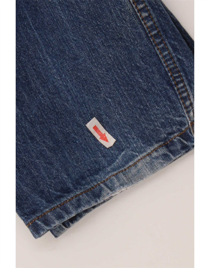 Marks & Spencer Mens Regular Fit Straight Jeans W32 L33 Blue Cotton