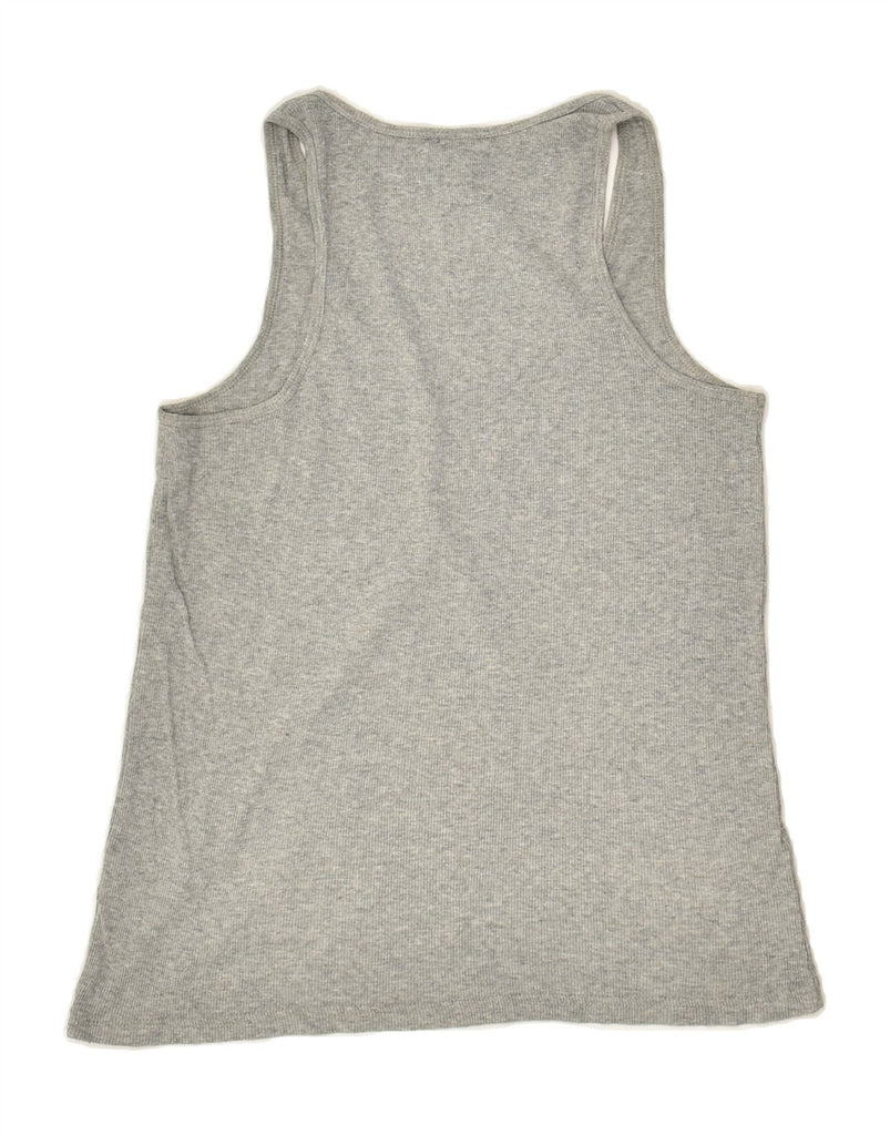 PUMA Womens Vest Top UK 16 Large Grey | Vintage Puma | Thrift | Second-Hand Puma | Used Clothing | Messina Hembry 