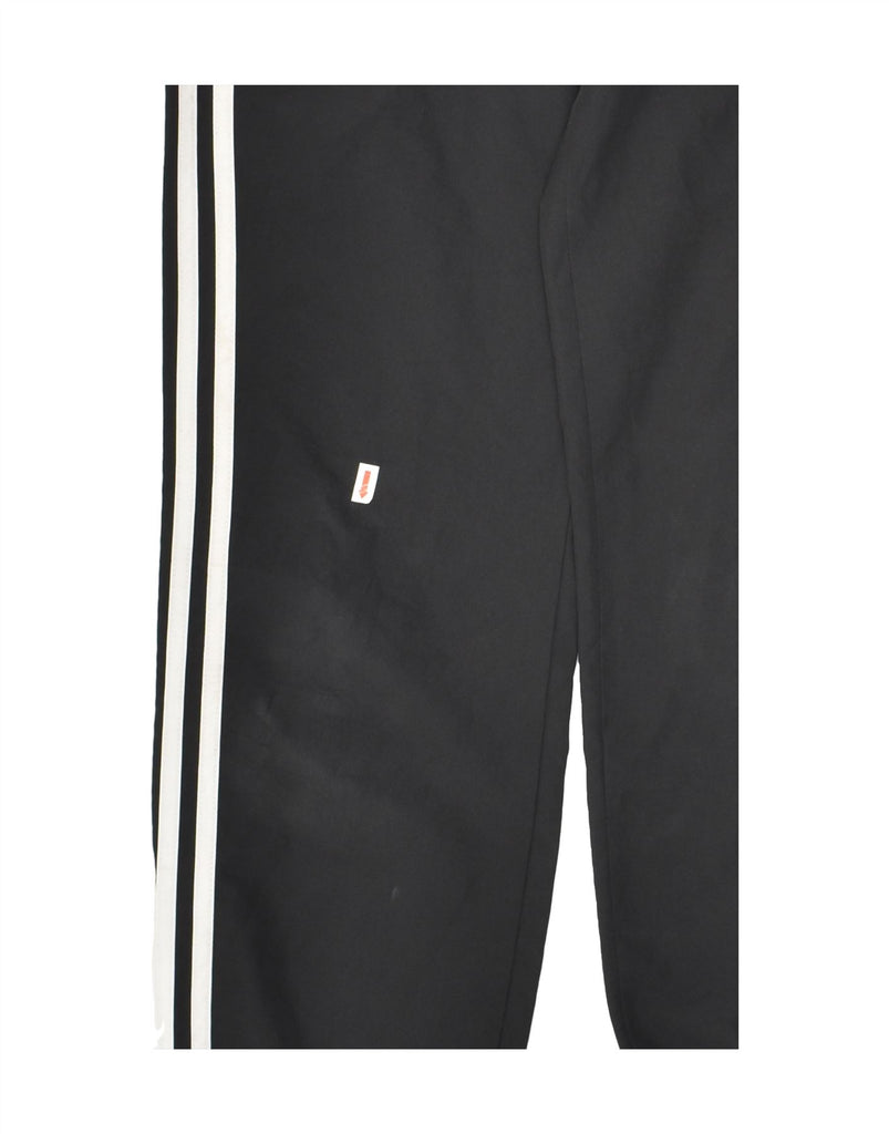 ADIDAS Boys Tracksuit Trousers Joggers 11-12 Years Large Black Polyester | Vintage Adidas | Thrift | Second-Hand Adidas | Used Clothing | Messina Hembry 