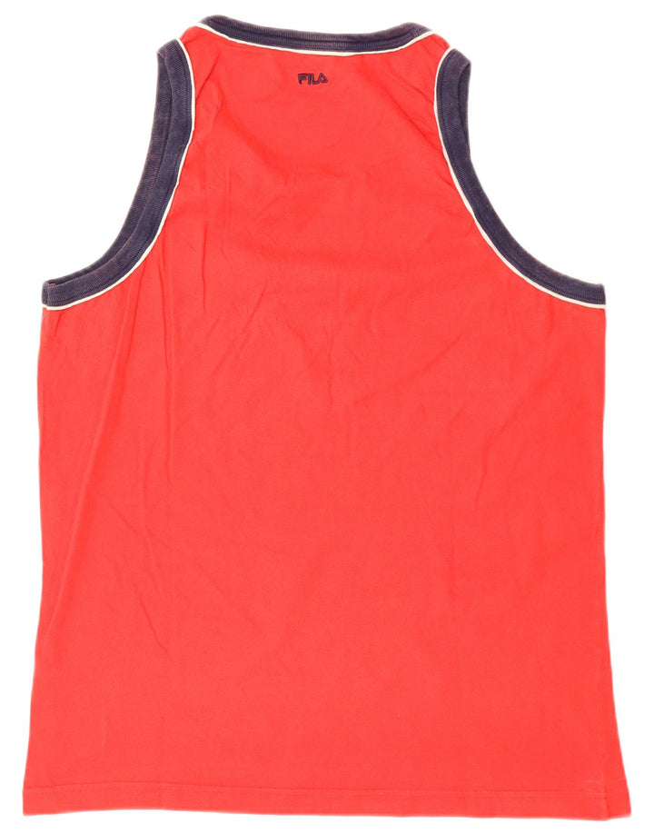 FILA Mens Vest Top XL Red Cotton