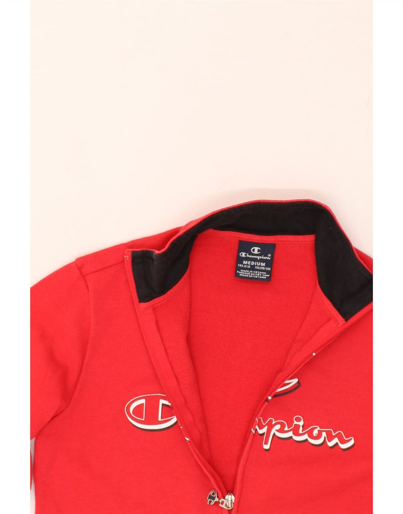 CHAMPION Boys Graphic Tracksuit Top Jacket 9-10 Years Medium  Red Cotton | Vintage Champion | Thrift | Second-Hand Champion | Used Clothing | Messina Hembry 