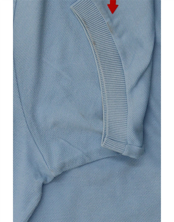 LACOSTE Mens Polo Shirt Size 6 XL Blue Cotton Vintage Lacoste and Second-Hand Lacoste from Messina Hembry 