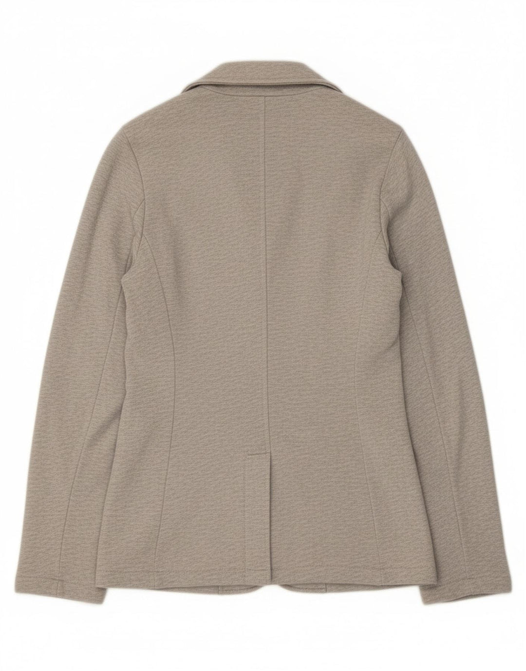 Sun68 Womens 2 Button Blazer Jacket UK 14 Medium  Grey Cotton