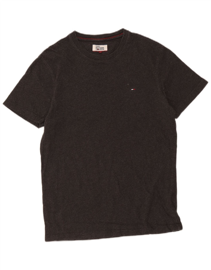 Tommy Hilfiger Mens T-Shirt Top Small Grey Cotton