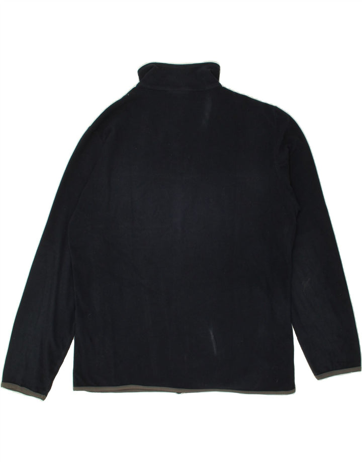 DIADORA Mens Fleece Jacket UK 42 XL Navy Blue Polyester Vintage Diadora and Second-Hand Diadora from Messina Hembry 