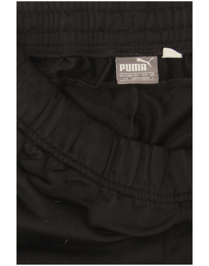PUMA Mens Tracksuit Trousers Joggers Large  Black