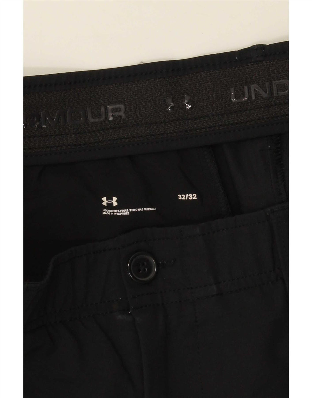 Under Armour Mens Slim Chino Trousers W32 L32 Black
