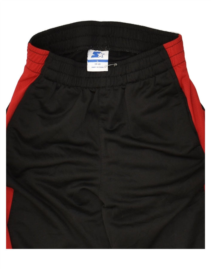 STARTER Boys Tracksuit Trousers 10-11 Years Large  Black Polyester | Vintage Starter | Thrift | Second-Hand Starter | Used Clothing | Messina Hembry 