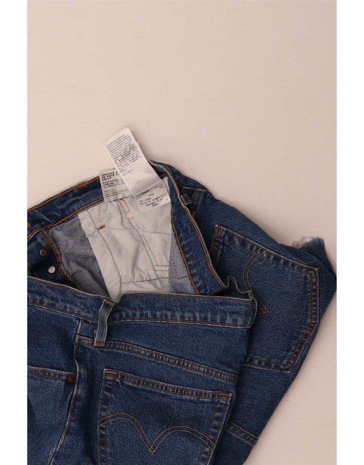 Levi's Womens 501 Denim Shorts W32 Large Blue Cotton