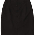 Vintage Womens Pencil Skirt Small W26  Black Polyester