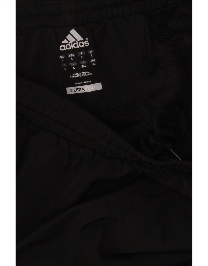 Adidas Mens Climacool Bermuda Sport Shorts Large Black Colourblock